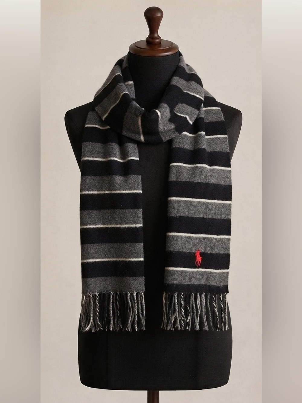Polo Ralph Lauren Striped Lambswool Scarf